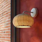 Artisan Rattan Pendant Light – Waterproof Outdoor Hanging Lantern