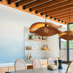 Handwoven Rattan Pendant Light with Wabi-Sabi Charm for Modern Interiors