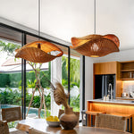 Handwoven Rattan Pendant Light with Wabi-Sabi Charm for Modern Interiors