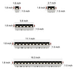 Linear Recessed LED Ceiling Spotlights, Modern Minimalist Architectural Lighting