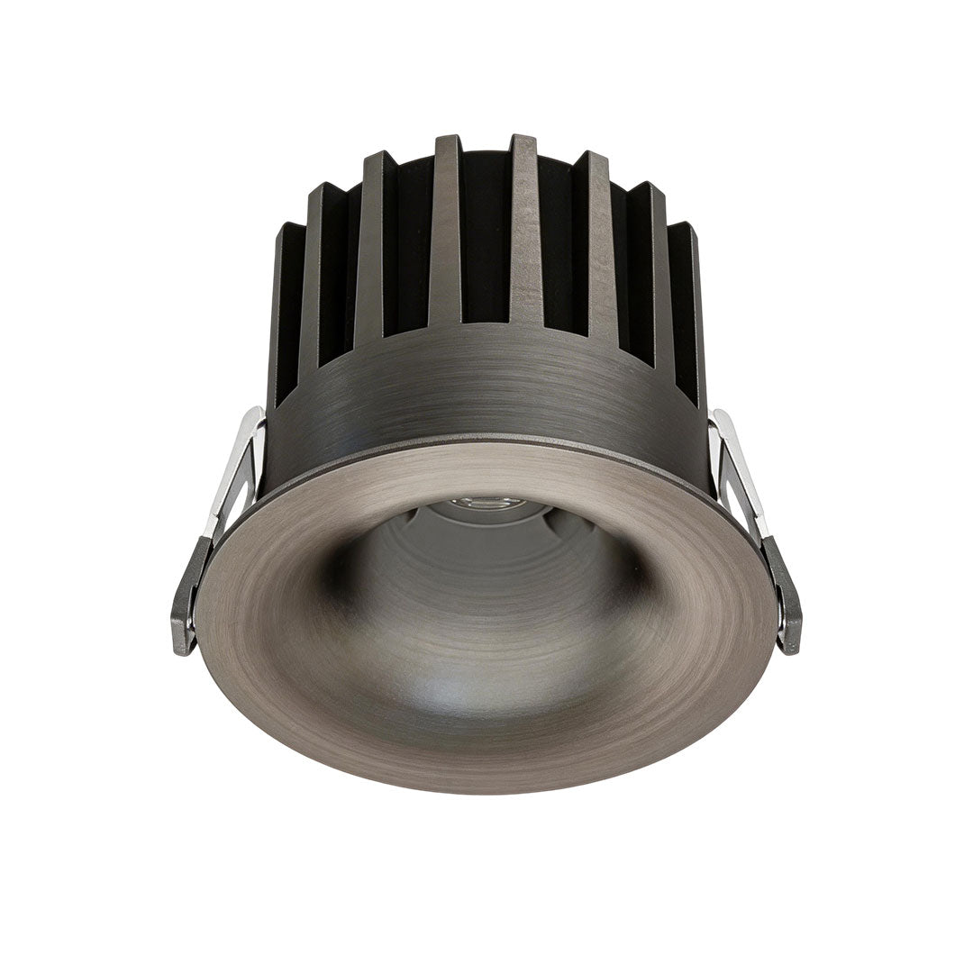 Lumina Recessed Spotlight Duo – Frameless Silver, Glare-Free LED & COB
