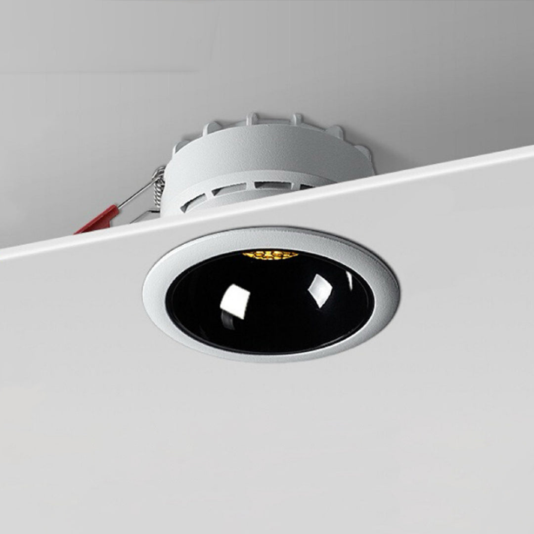 Ultra-Thin Recessed LED Spotlight with Honeycomb Anti-Glare, 7W Modern Ceiling Light