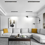 Architectural Recessed Linear LED Spotlight, Anti-Glare, Modern Aluminum
