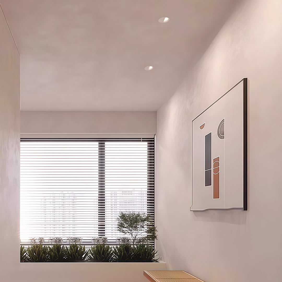 Polarized Recessed LED Spotlight with Anti-Glare Optical Design