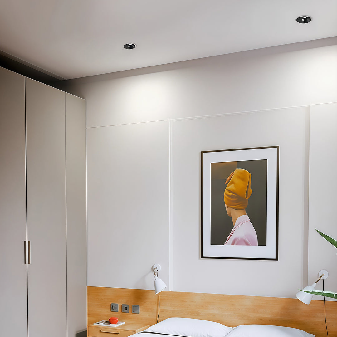 Polarized Recessed LED Spotlight with Anti-Glare Optical Design