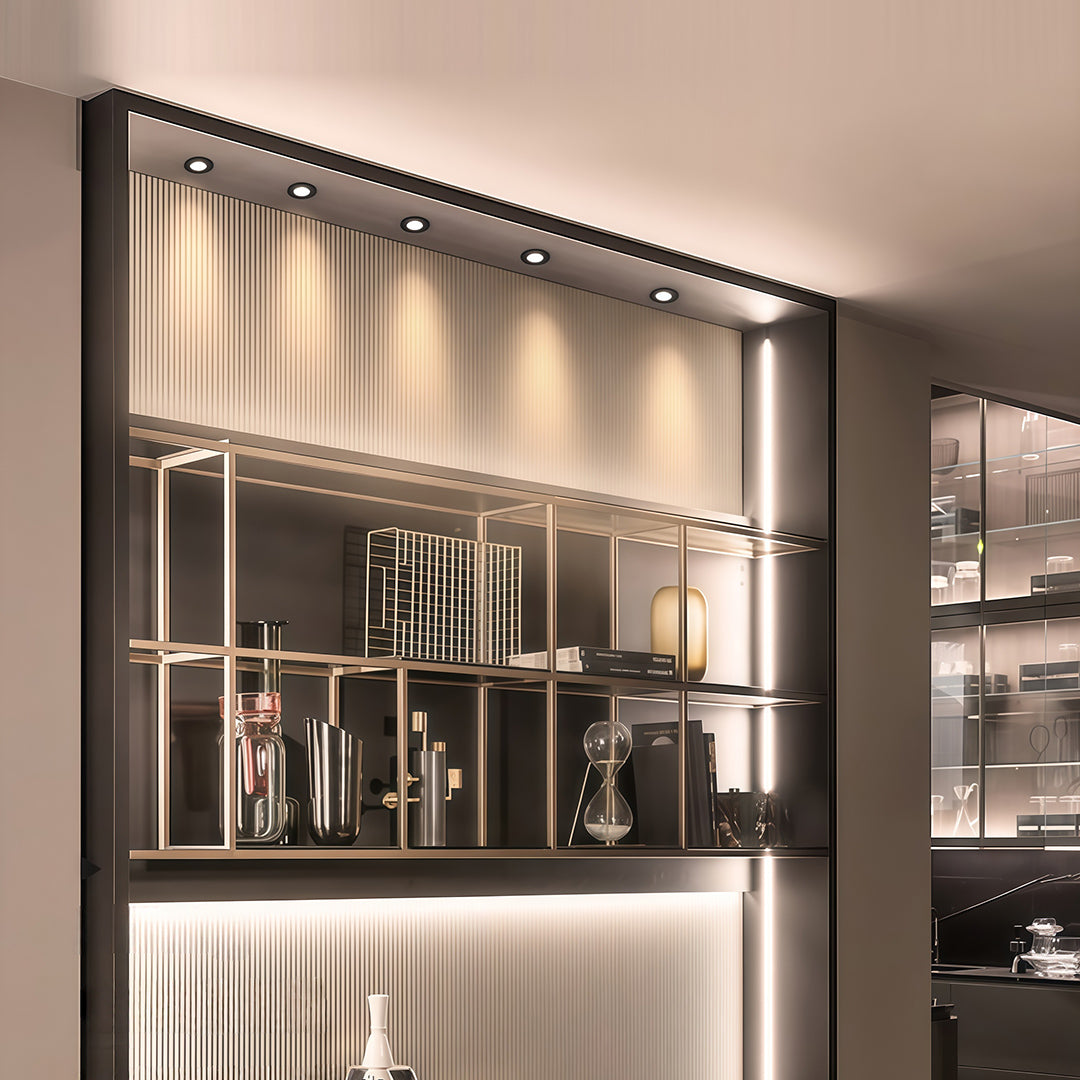 Recessed LED Ceiling Spotlights with Anti-Glare Design for Modern Interiors