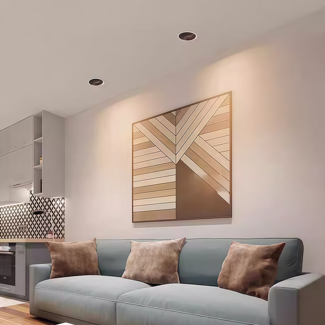 Polarized Recessed LED Spotlight with Anti-Glare Optical Design