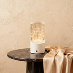 Art Deco Vase Table Lamp with Dimmable LED – Modern Sculptural Lighting