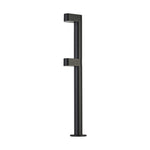 Modern Outdoor Bollard Light – Waterproof LED Pathway Luminaire in Black