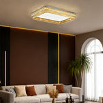 Lumière Crystal Flush Mount Ceiling Light in Chrome