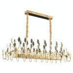 Aurelia Gold Crystal LED Chandelier – French Luxury Pendant Light