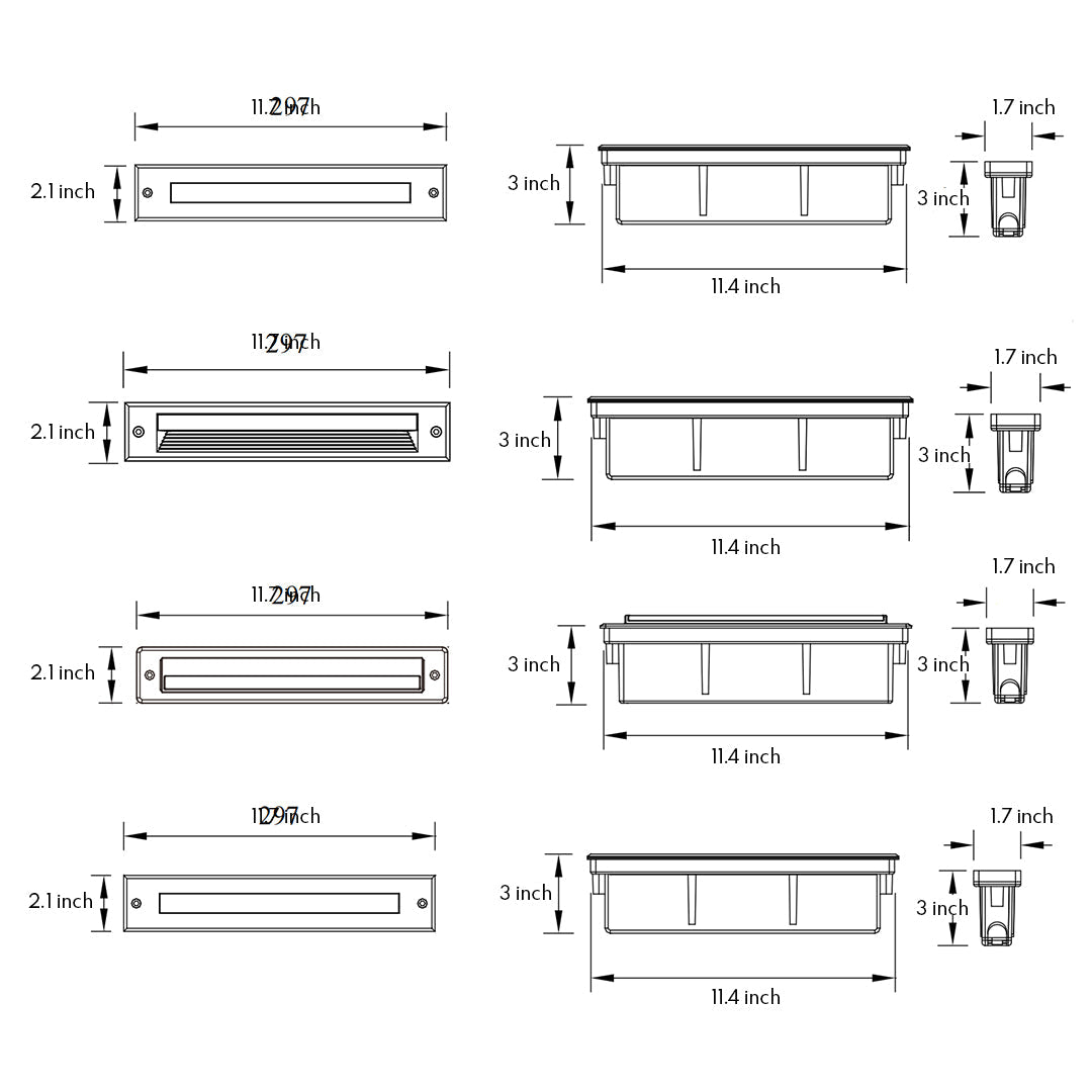 Linear LED Step Light – Minimalist Architectural Outdoor Fixture