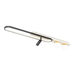 Linear LED Ceiling Light with Adjustable Color Temperature, Modern Architectural Fixture