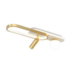Linear LED Ceiling Light with Adjustable Color Temperature, Modern Architectural Fixture