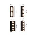 Modern Outdoor Wall Sconce with Up-Down LED Illumination