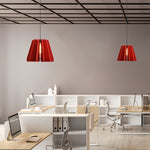 Acoustic Felt Pendant Light with Iron Frame, Modern Single Ceiling Lamp