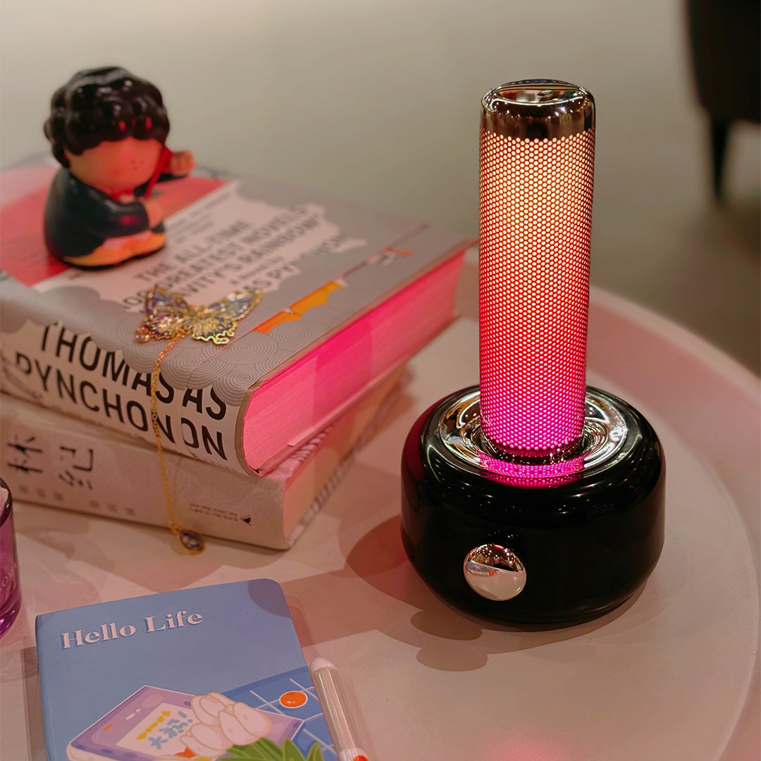 Aurelia Metal Table Lamp with Bluetooth Speaker and RGB Ambience