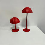 Mushroom Cordless Table Lamp with Dimmable LED, Iron & Acrylic