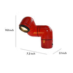 Modern Rotating Pipe Table Lamp with LED Warm Light