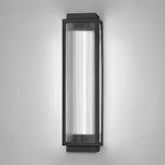 Modern Outdoor LED Wall Light in Black Stainless Steel