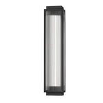Modern Outdoor LED Wall Light in Black Stainless Steel