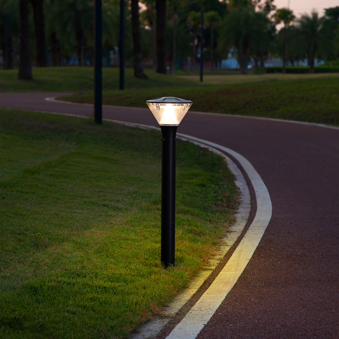 Modern Minimalist LED Bollard Light for Garden Pathways