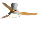 Modern Ceiling Fan with Dimmable LED Light and Remote Control