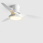 Modern Ceiling Fan with Dimmable LED Light and Remote Control