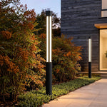 Cylindrical LED Bollard Light for Modern Landscape Paths