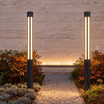Cylindrical LED Bollard Light for Modern Landscape Paths