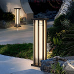 Modern Stainless Steel Bollard Path Light with Solar Option