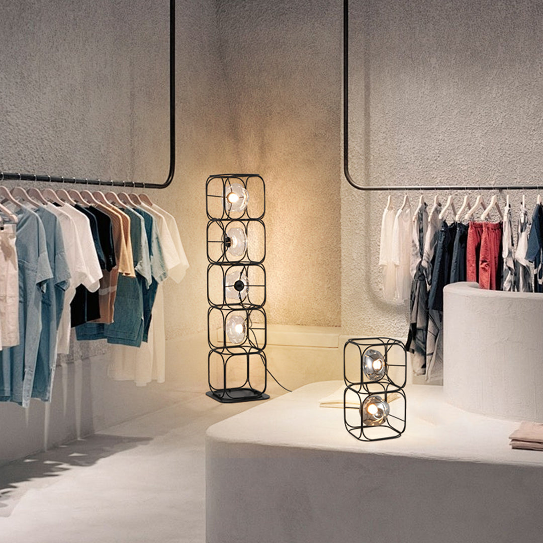 Cube LED Table Lamp – Nordic Minimalist Stackable Design