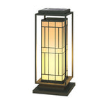 Retro Asian Solar Path Lanterns for Courtyard & Garden Warm LED Lighting