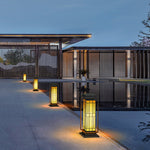 Asian-Inspired Solar Path Lantern with Retro LED Warm Glow
