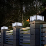 Modern LED Fence Post Light with Remote – Waterproof Stainless Steel Outdoor Lighting