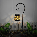 Artisan Solar Pendant Lanterns with Iron Mesh – Set of Two for Outdoor Ambiance