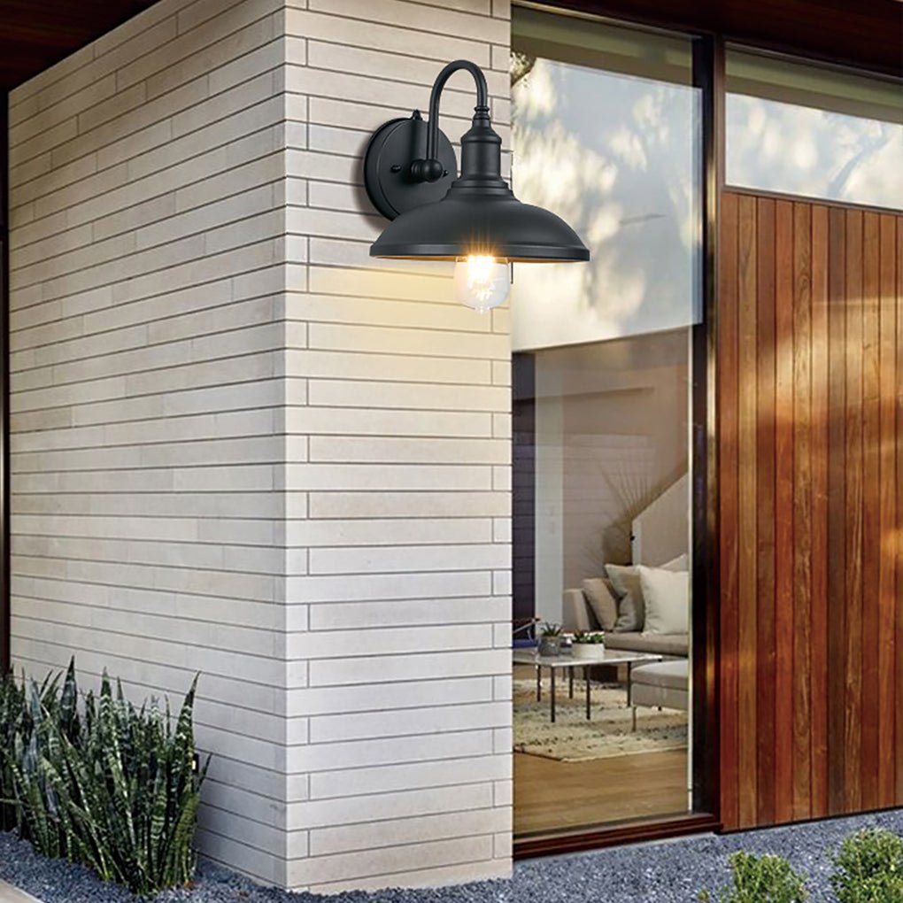 Retro Outdoor Waterproof Induction Led Wall Sconces Balcony Stair Garden Light