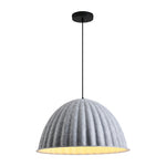 Nordic Pumpkin Felt Pendant Light with Acoustic Design