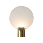 Luxury Bedroom Lighting Suite with Glass Sconces, Table Lamp & Motion Sensor Under-Bed Light