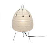 Wabi-Sabi Rice Paper Table Lamp with Aluminum Frame, Minimalist Japanese Design for Bedroom & Study
