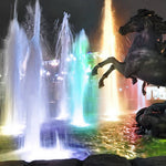 Ring Led Waterproof Colorful Light Pool Fountain Underwater Lights For Outdoor Square