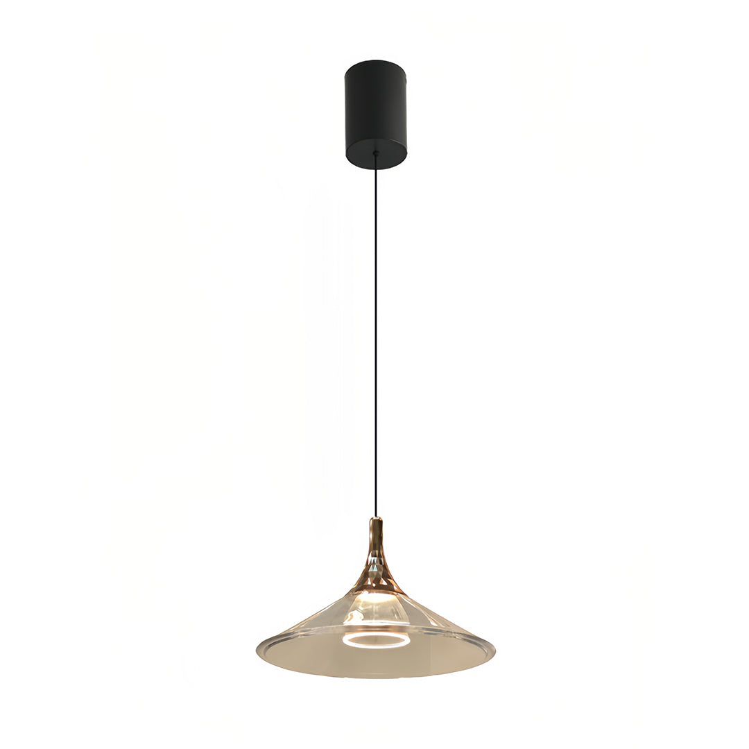 Rise and Fall Pendant Light – Italian Minimalist Aluminum & Acrylic Hanging Lamp
