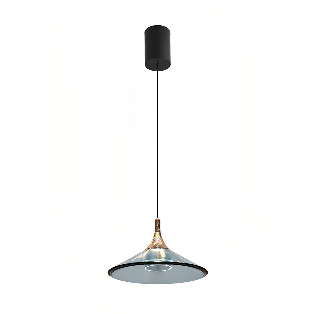 Rise and Fall Pendant Light – Italian Minimalist Aluminum & Acrylic Hanging Lamp