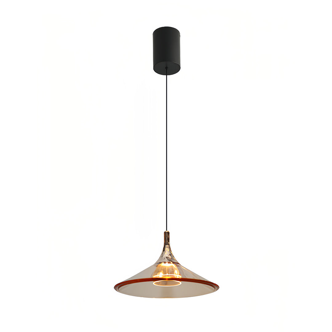 Rise and Fall Pendant Light – Italian Minimalist Aluminum & Acrylic Hanging Lamp
