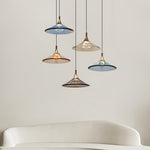 Rise and Fall Pendant Light – Italian Minimalist Aluminum & Acrylic Hanging Lamp