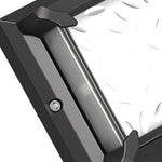 Modern Outdoor Wall Sconce in Black Die-Cast Aluminum