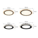 Lumière Rond LED Flush Mount Ceiling Light in White