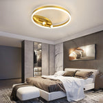 Modern LED Ceiling Light with Adjustable Spotlights for Contemporary Interiors