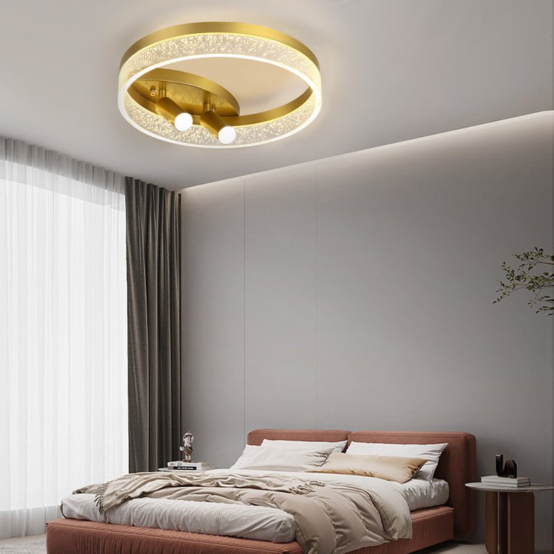 Modern LED Ceiling Light with Adjustable Spotlights for Contemporary Interiors