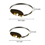 Modern LED Ceiling Light with Adjustable Spotlights for Contemporary Interiors